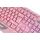 Keyboard 2E GAMING Membrane keyboard KG315 110key, USB-A, EN/RU, RGB, pink, 2 image