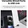 Edifier R20BT speaker, 5W, Type-C Audio, AUX, Bluetooth, Black., 12 image