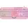 Keyboard 2E GAMING Membrane keyboard KG315 110key, USB-A, EN/RU, RGB, pink
