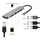 Adapter Gembird A-CM-COMBO6-02 USB Type-C 6-in-1 multi-port Adapter (Hub+HDMI+card reader), 2 image