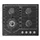 The surface of the MIDEA MG696TGB stovetop