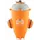 Water bottle Ardesto Bottle Plane 550ml, plastic, orange