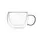 Latte glasses set ARDESTO Double wall borosilicate glass mug set Ardesto, 300 ml, 2 pcs