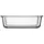 Ardesto Food storage container Gemini 1.06l, borosilicate glass, plastic, rectangular, transparent, 4 image