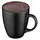 Cup Ardesto Mug Bolzano, 380ml, ceramic, black-brown, 3 image