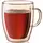 Ardesto Doublewall mug set with handles Golden Moon, 270ml, 2pcs, borosilicate glass, golden, 3 image