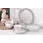 ARDESTO Mug Siena, 500ml, porcelain, white-gray 767637177597, 3 image