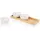Set of ARDESTO Saucer with tray Midori, 3pcs, 160ml, new bone china, bamboo, 2 image