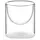 Ardesto Double wall dessert glasses set, 170ml, 2pcs, borosilicate glass, transparent