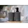 Soap dispenser ARDESTO Bathroom set Minimalism 360ml, 3 items, polypropylene, bamboo, dark grey 767637180702, 4 image