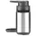 Soap dispenser Ardesto Detergent organizer Minimalism, 8x12.7x16cm, plastic, stainless steel, grey, 4 image