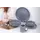 plate ARDESTO Loreto, 19cm, porcelain, gray 767637176088, 4 image