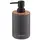 Soap dispenser ARDESTO Bathroom set Minimalism 360ml, 3 items, polypropylene, bamboo, dark grey 767637180702, 3 image