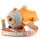 Water bottle Ardesto Bottle Plane 550ml, plastic, orange, 6 image