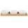 Set of ARDESTO Saucer with tray Midori, 3pcs, 160ml, new bone china, bamboo