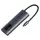 Docking Station Vention TPMHB 6-in-1 USB-C 4K/60Hz Wireless Charging Docking Station 5Gbps 100W PD 0.11m Gray Aluminum