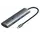 Docking Station Vention TPSHB 7-in-1 USB-C 4K/60Hz Docking Station 5Gbps 100W PD 0.15m Gray Aluminum