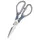 Ardesto Kitchen scissors Gemini, 21cm, stainless steel, plastic, gray-blue