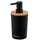 Soap dispenser Ardesto Soap dispenser Minimalism 380ml, polypropylene, bamboo, black, 2 image