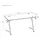 Gaming table Vertex VX-GD-02RGBB Gaming Desk With RGB Lighting On Desk Edge Black/Matte Black, 3 image