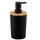 Soap dispenser Ardesto Soap dispenser Minimalism 380ml, polypropylene, bamboo, black