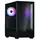 Zalman PC case P10 without PSU, 1xUSB3.0, 1xUSB Type-C, 1x120mm ARGB, VGA 384mm, LCS ready, TG Side Panel, mATX, black