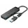 USB hub Vention CHTBB USB-C/USB 3.0 5-in-1 Hub 0.15m Black