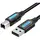 Printer cable VENTION COQBF USB 2.0 A Male to B Male Printer Cable 1M Black PVC Type