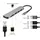 Adapter Gembird A-CM-COMBO6-02 USB Type-C 6-in-1 multi-port Adapter (Hub+HDMI+card reader), 2 image