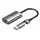 Adapter Vention CFQHB USB/USB-C to Gigabit Ethernet Adapter 0.15m Gray Aluminum