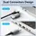 Adapter Vention CFQHB USB/USB-C to Gigabit Ethernet Adapter 0.15m Gray Aluminum, 2 image