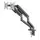 Monitor bracket Gembird MA-DA2-05 Desk mounted adjustable double Monitor Arm 17"-32" Space Grey, 6 image