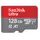 მეხსიერების ბარათი SanDisk 128GB Ultra MicroSD/HC UHS-I Card 140MB/S Class 10 SDSQUAB-128G-GN6MN