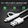 USB კაბელი UGREEN US178 (20876) USB 2.0 to Micro USB+Lightning (2 in 1) Data Cable 1M, 5 image