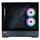 კომპიუტერის ქეისი Zalman Computer case P30 Black V2, without PSU, 1xUSB3.0, 1хUSB Type-C, 3x120mm ARGB, TG Front/Side Panel, mATX, Black, 3 image