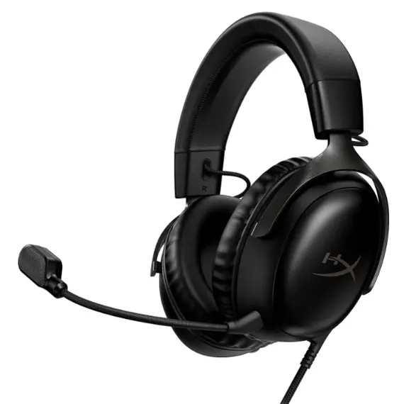 ყურსასმენი HyperX Cloud III – Wired Gaming Headset, PC, PS5, Xbox Series X|S Black (727A8AA)
