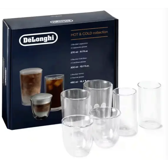 ჭიქების ნაკრები DELONGHI - DLSC326 6GLAS