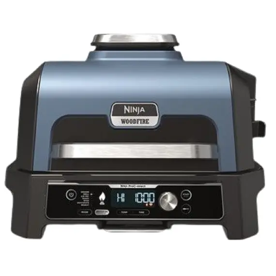 გრილი Ninja OG901EU Woodfire Pro Connect XL, 1700W, Outdoor Grill, Black/Blue