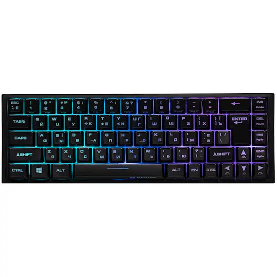კლავიატურა 2E 2E-KG350UBK Gaming KG350 Keyboard, RGB, USB, Black