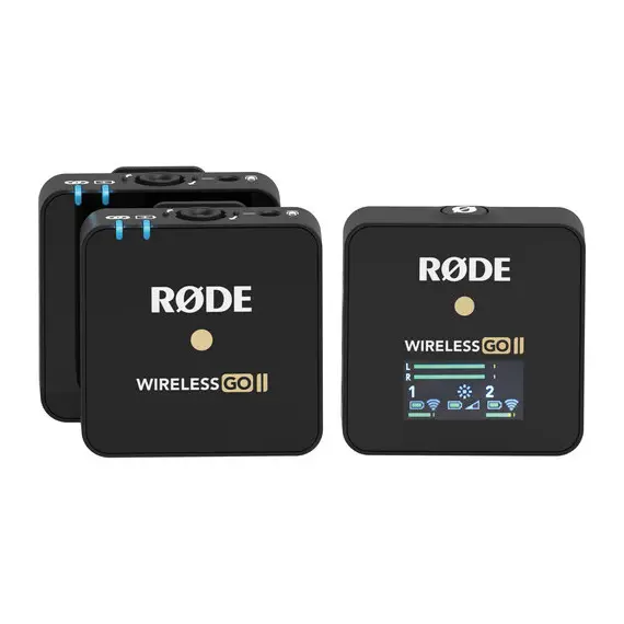 მიკროფონი Rode Wireless GO II 2-Person Compact Digital Wireless Omni Lavalier Microphone Kit