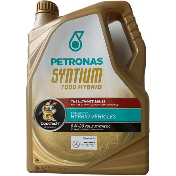 ზეთი PETRONAS SYNT. 7000 HYBRID 0W20 5L