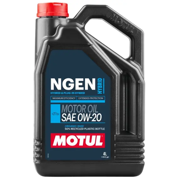 ზეთი MOTUL NGEN HYBRID 0W20 4L