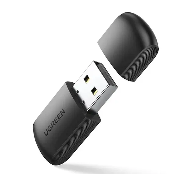 USB ადაპტერი Ugreen CM448 (20204), 2.4GHz, External Network Adapter, Black