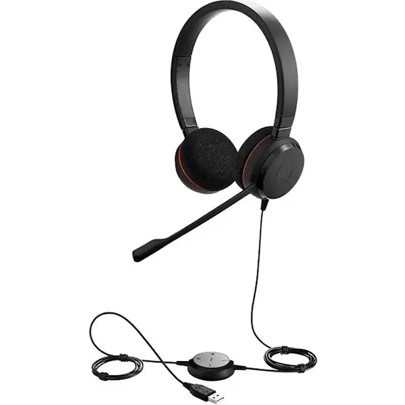 ყურსასმენი Jabra EVOLVE 20 MS Stereo USB Black