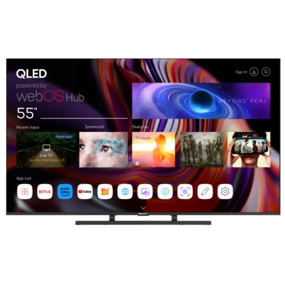 ტელევიზორი SUNNY 65'' (SN65QDU252) QLED WebOS TV