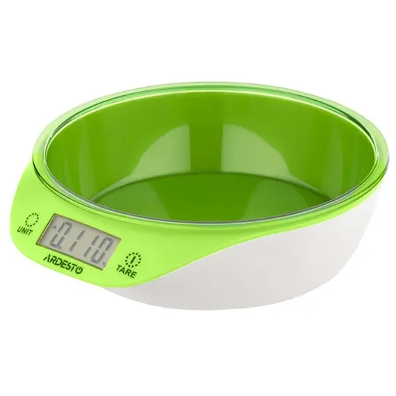 სამზარეულოს სასწორი Ardesto Kitchen Scales SCK-900BGR white-green