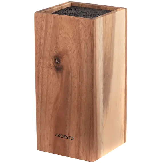 დანების ჩასაწყობი Ardesto Knife Block Black Mars, 23 cm, wood
