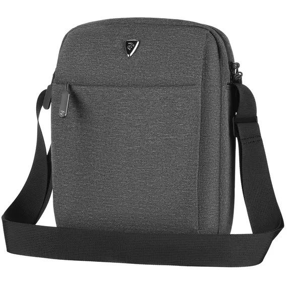 ლეპტოპის ჩანთა 2E Vertical Bag, Melange 10", Black