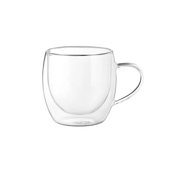 ჭიქები ARDESTO Double wall borosilicate glass mug set Ardesto, 300 ml