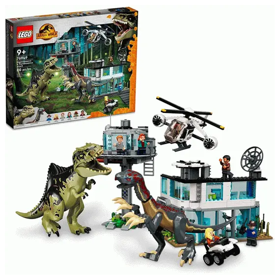 ლეგო LEGO Jurassic World Giganotosaurus & Therizinosaurus Attack 24
